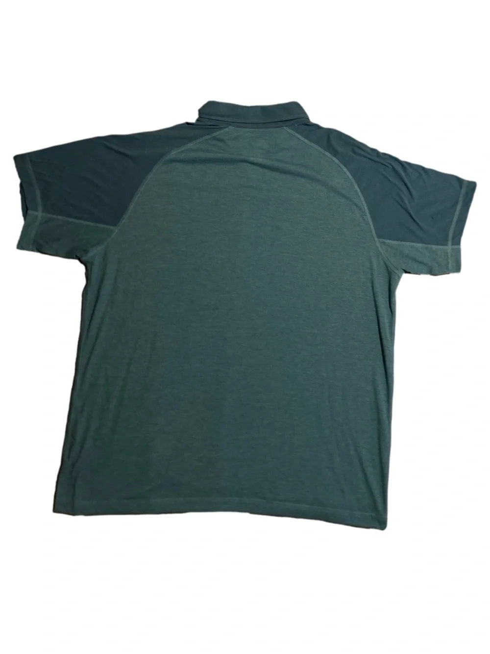 The North Face Men's Teal Short-Sleeve Polo Shirt XL